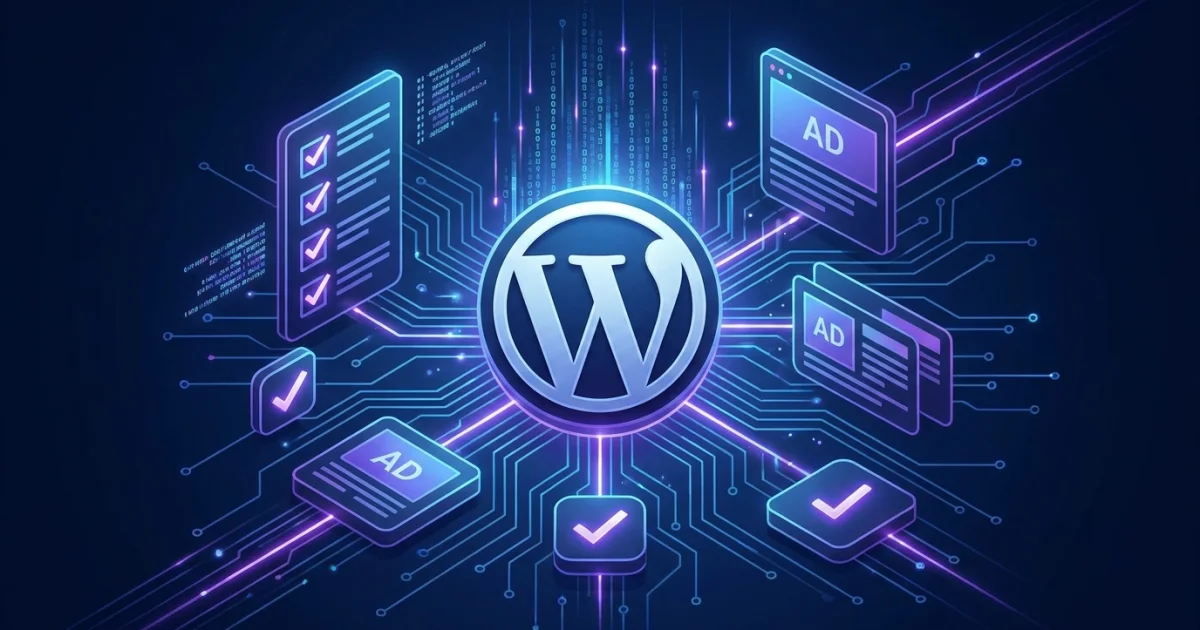 Auditoría de anuncios en WordPress: checklist 2026