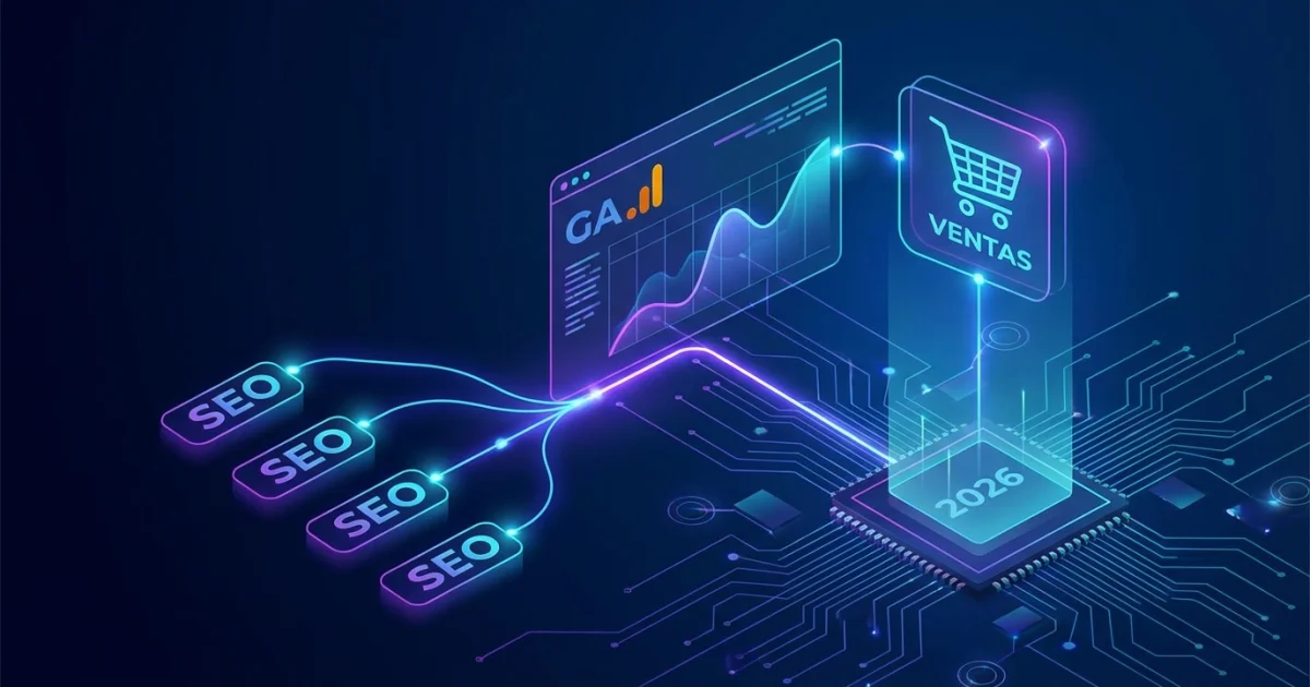 GA4: atribución de SEO a ventas en eCommerce (2026)