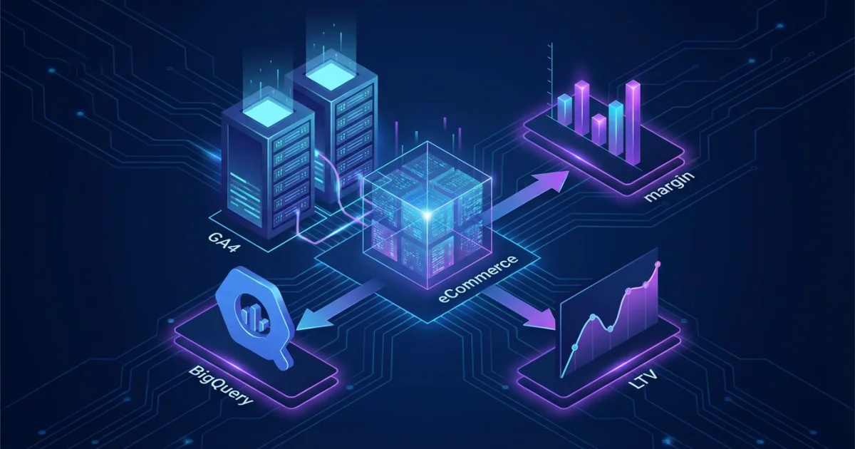 GA4 + BigQuery para eCommerce: margen y LTV por SEO