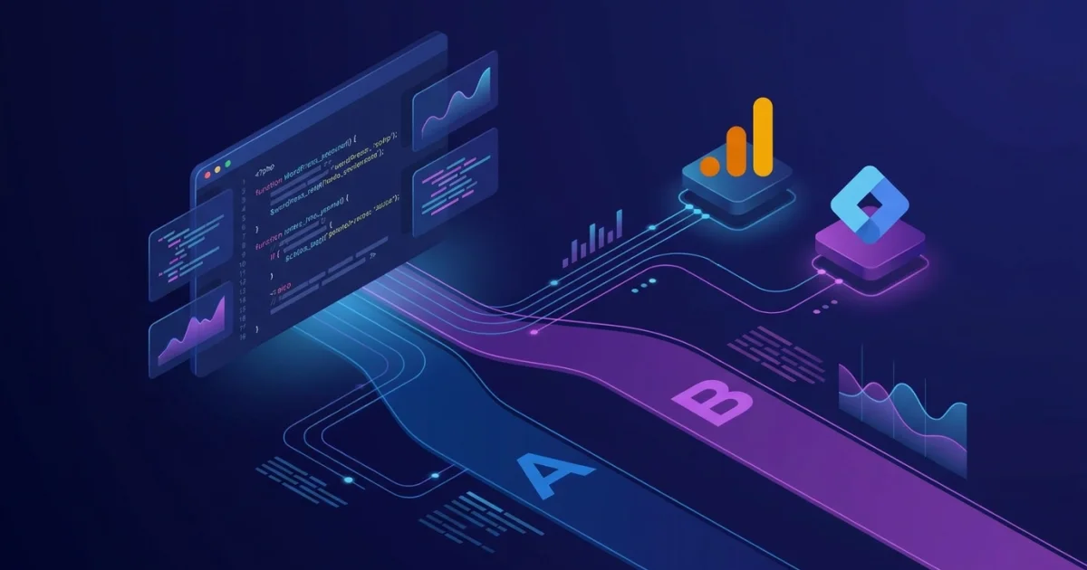 Test A/B en WordPress con GA4 y GTM (sin plugins)